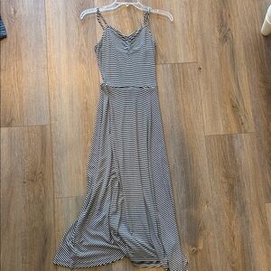 BP Monochrome Striped Maxi Dress